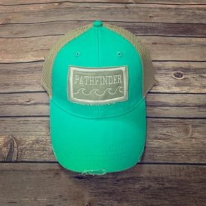 Distressed Pathfinder Embroidered patch hat